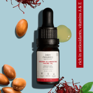 Organic Illuminating Facial Oil Fortified With Saffron + Argan